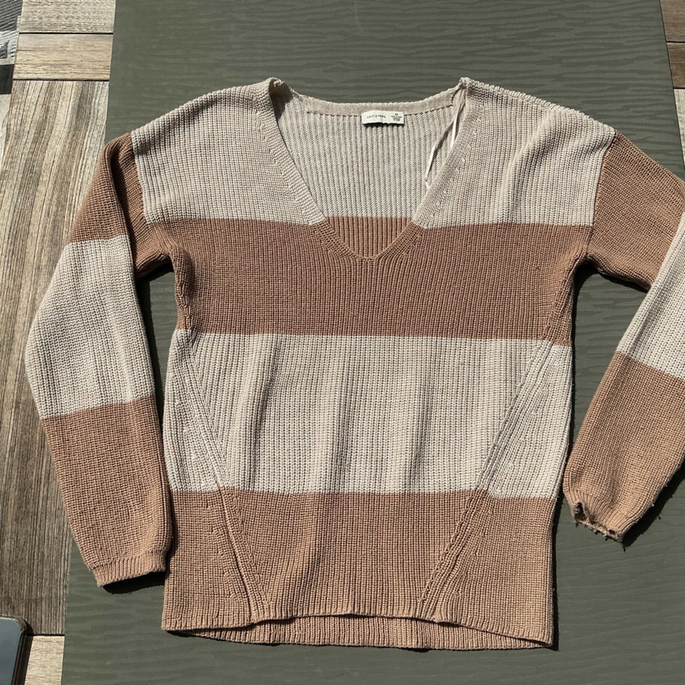 Summer Sweater - Beige & Cream